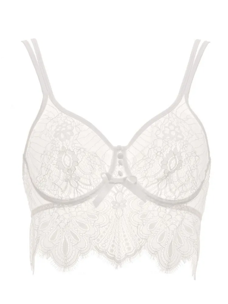 Alle Bhs^Prelude Spitze Bralette von Milano schwarz oder elfenbein weiß
