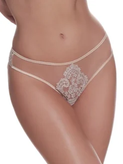 Alle Slips^Prelude Spitze Brasiliana Slip von Milano gold-creme