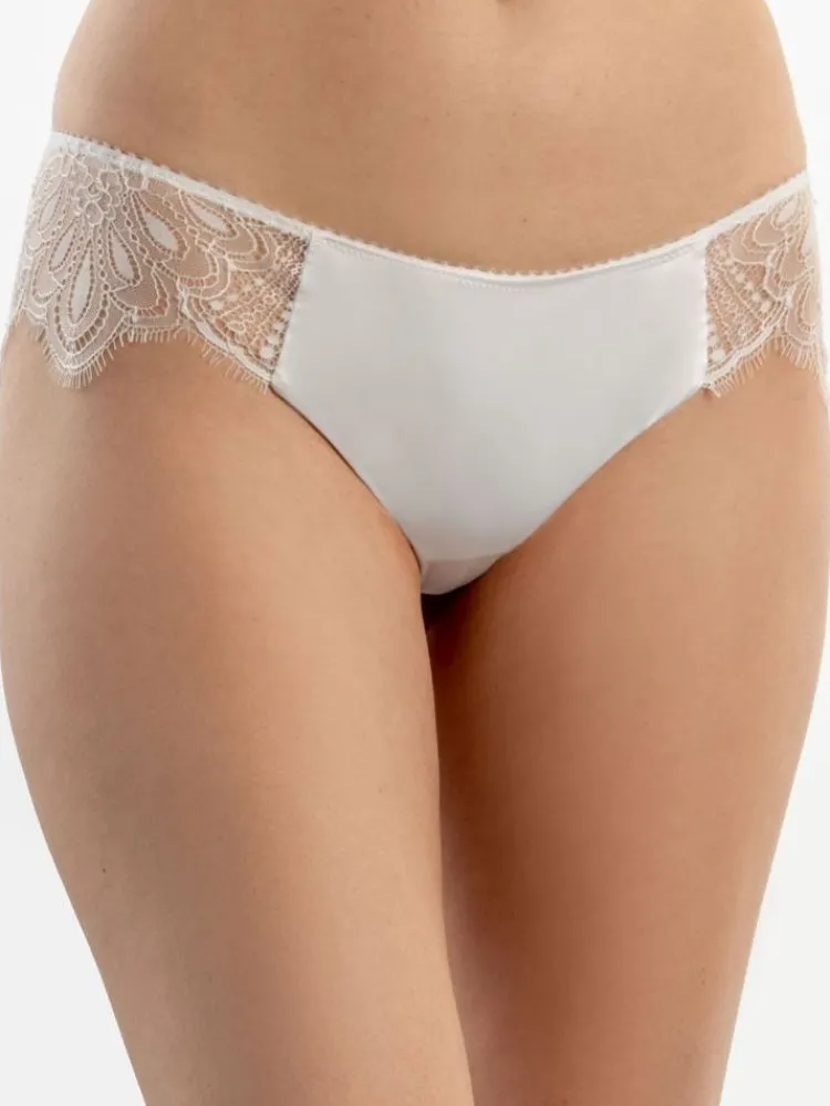 Alle Slips^Prelude Spitze Brazilian Slip von Milano schwarz oder elfenbein-weiß