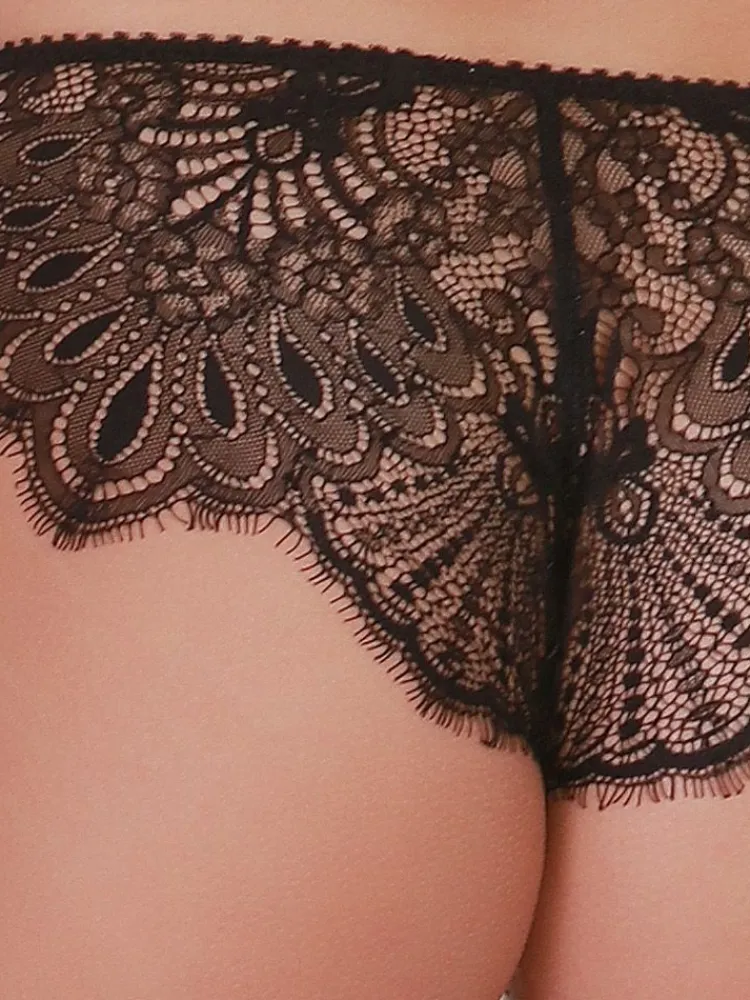 Alle Slips^Prelude Spitze Brazilian Slip von Milano schwarz oder elfenbein-weiß