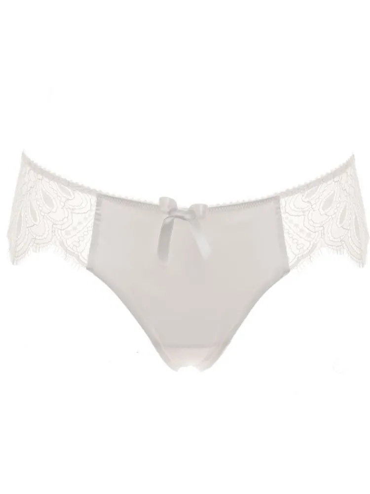 Alle Slips^Prelude Spitze Brazilian Slip von Milano schwarz oder elfenbein-weiß