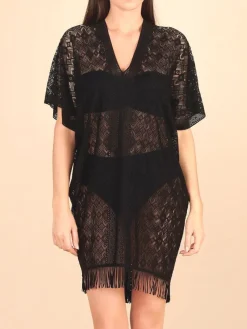 Strandkleider & Sommerkleider|Kaftan, Tunika & Pareo^Pain de Sucre Spitze Strandtunika YLEE 23 uni von