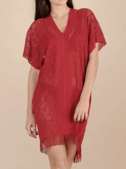 Strandkleider & Sommerkleider|Kaftan, Tunika & Pareo^Pain de Sucre Spitze Strandtunika YLEE 23 uni von