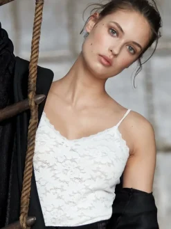 Freizeit- & Reisekleidung|Tops Mit Spitze^Suggest by Pain de Sucre Spitzentop RANA 80 von