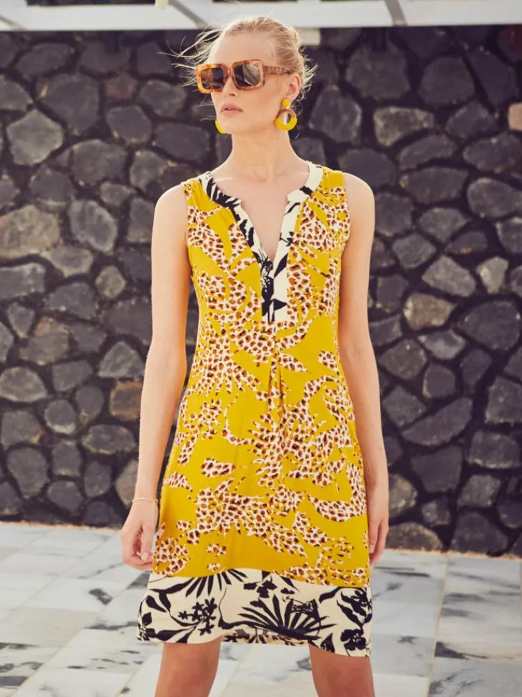 Strandkleider & Sommerkleider|Freizeit- & Reisekleidung^Fu00fcrstenberg Strandkleid SANTORINI mais-bunt von Fürstenberg