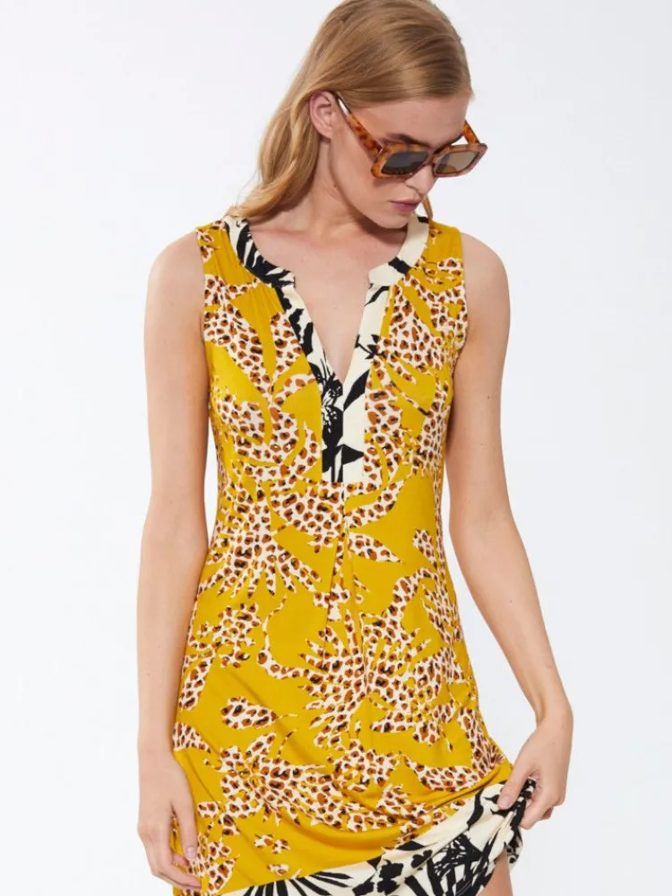 Strandkleider & Sommerkleider|Freizeit- & Reisekleidung^Fu00fcrstenberg Strandkleid SANTORINI mais-bunt von Fürstenberg