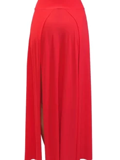 Strandkleider & Sommerkleider|Kaftan, Tunika & Pareo^Pain de Sucre Strandrock JAX 16 lang von rot oder rubin-rot