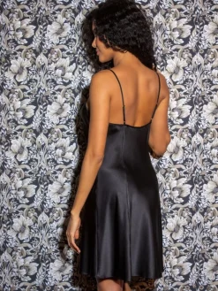 Unterkleider Mit Seide|Kurze Unterkleider^Marjolaine Stretchseide Nachthemd OXANA von