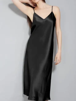 Unterkleider Mit Seide|Lange Unterkleider^Eva B. Bitzer Stretchseide Nachtkleid SLOANE STREET exclusiv