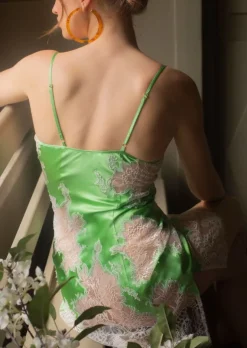 Alle Negligés|Seidenneglige^Marjolaine Stretchseide Negligé MELINDA von