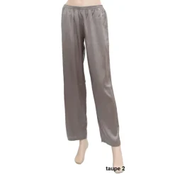 Alle Unterteile|Seiden Basics^Gattina Stretchseide Pyjamahose SEDUZIONE DI SETA uni von