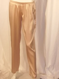 Alle Unterteile|Seiden Basics^Gattina Stretchseide Pyjamahose SEDUZIONE DI SETA uni von