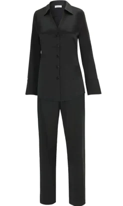 Lounge-Wear|Seiden Basics^Eva B. Bitzer Stretchseide Schlafanzug SLOANE STREET exclusiv