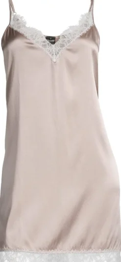 Alle Negligés|Unterkleider Mit Seide^Oscalito Stretchseide SEIDENNEGLIGE mit Spitze von