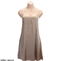 Seidennachthemd^Gattina Stretchseide Spaghettiträger-Nachthemd MIO CUORE von schwarz / gold oder toffee / apricot