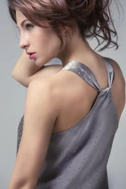 Seiden Basics|Seidennachthemd^Gattina Stretchseide Trägernachthemd PROFUMO D'ORO von