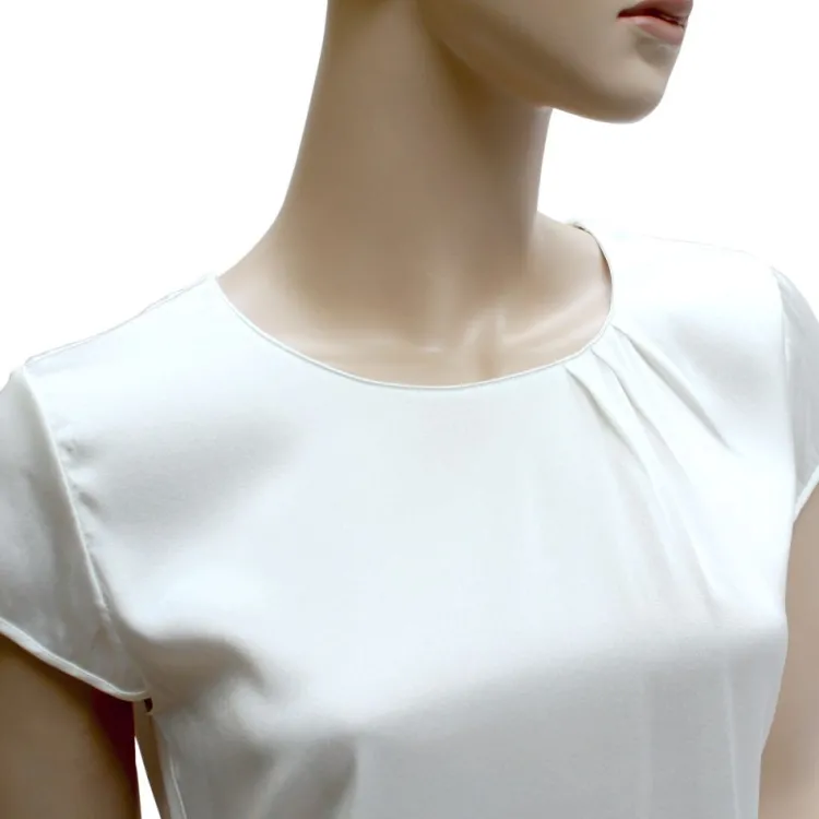 Bluse & Tunika|T-Shirt^Gattina Stretchseide T-Shirt PROFUMO D'ORO von