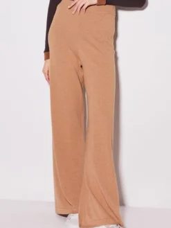 Lounge-Wear^Chiara Fiorini Strick Lounge-Hose weit von mit Wolle und Kaschmir