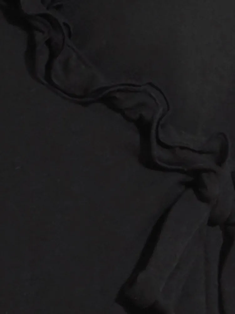 Lounge-Wear|Langarm^Chiara Fiorini Strickjäckchen von mit Wolle schwarz