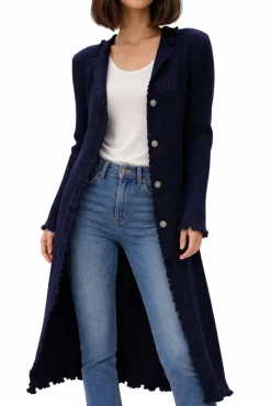 Lounge-Wear|Strickjacken & -Mäntel^Paolucci Strick-Morgenmantel FILU LANG von mit Merinowolle