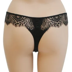 Alle Strings|Alle Unterteile^Cotton Club String ROSALIE mit Seide von The Templar Treasure elfenbein-weiß oder schwarz