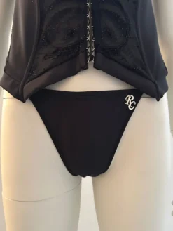 Alle Strings|Alle Slips^RCrescentini String Tanga SUAVIS in von schwarz