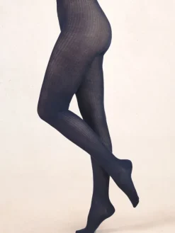 Strumpfhosen^Bleuforu00eat Strumpfhose gerippt mit Kaschmir von Bleuforêt