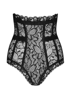 Alle Slips^Cadolle Taillen-Slip GILIAN CARMEN schwarz von schwarz aus Spitze