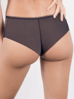 Alle Slips^Maison Lejaby Tüll Brasiliana Panty WHISPER von Maisonlejaby tief dunkelblau oder weiß