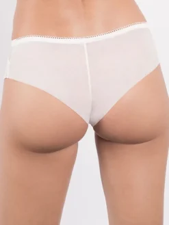 Alle Slips^Maison Lejaby Tüll Brasiliana Panty WHISPER uni von Maisonlejaby tief dunkelblau oder weiß