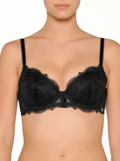 Alle Bhs^Millesia Tüllspitze Push-Up BH CRAVACHE von perlmutt weiß oder schwarz