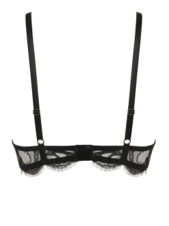 Alle Bhs^Prelude Triangel BH VALSE aus Spitze von Milano schwarz und eisblau