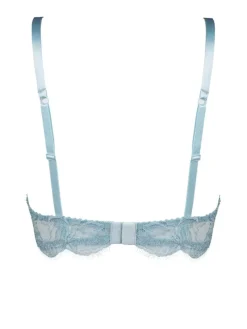 Alle Bhs^Prelude Triangel BH VALSE aus Spitze von Milano schwarz und eisblau