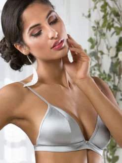 Alle Bhs^Cotton Club Triangel-BH mit Seide REGALE Seta Superior