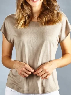 Freizeit- & Reisekleidung|T-Shirt^Kokon Zwo T-Shirt CINDA von mit Seide und Leinen