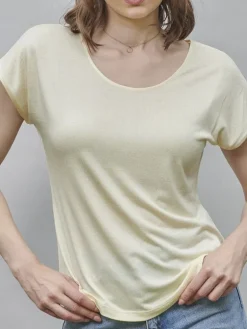 Freizeit- & Reisekleidung|T-Shirt^Kokon Zwo T-Shirt CINDA von mit Seide und Leinen