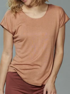 Freizeit- & Reisekleidung|T-Shirt^Kokon Zwo T-Shirt CINDA von mit Seide und Leinen