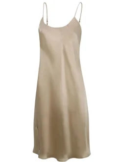 Unterkleider Mit Seide|Kurze Unterkleider^Eva B. Bitzer Unterkleid 100% Seide KLASSIK SATIN von