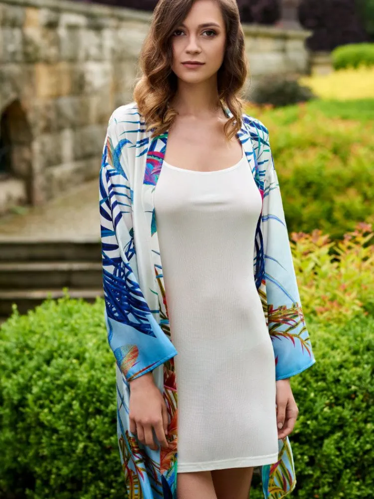 Seidennachthemd|Unterkleider Mit Seide^Gattina Unterkleid aus Seidenjersey PURE grau oder weiß von