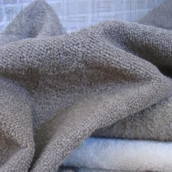 Bad Und Sauna^Aleta Waschschwamm Halbleinen Frottee von taupe