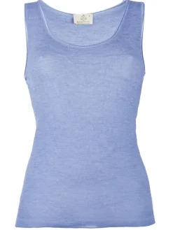 Wolle-Seide Tops|Camisole (Breite Träger)^Madiva Wolle-Seide Camisole Top RUGIADA SL pflanzlich gefärbt von Ecofuture®