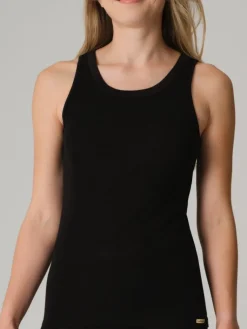 Wolle-Seide Tops|Camisole (Breite Träger)^comazo | earth Wolle-Seide Camisole UNTERHEMD 7501 comazo|earth schwarz oder rosa
