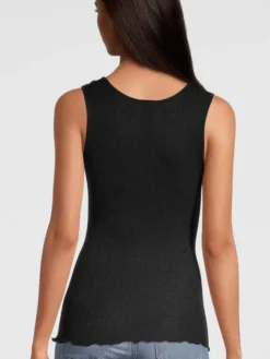 Wolle-Seide Tops|Camisole (Breite Träger)^Oscalito Wolle-Seide GLITZER TOP von bordeaux rot oder schwarz