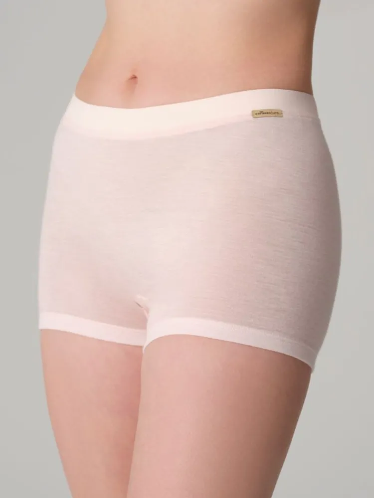 Wolle-Seide Slip|Alle Slips^comazo | earth Wolle-Seide Jersey Panty 7501 comazo|earth schwarz oder rosa