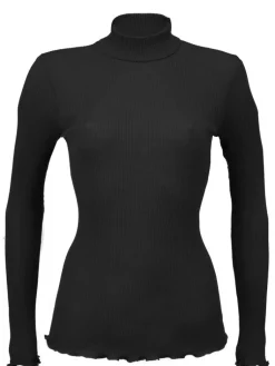 Wolle-Seide Shirts|Mit Rollkragen^Artimaglia Wolle-Seide ROLLKRAGEN SHIRT gerippt von
