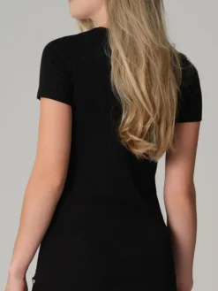 T-Shirt|Wolle-Seide Shirts^comazo | earth Wolle-Seide Rundhals T-SHIRT uni 7501 comazo|earth schwarz oder rosa