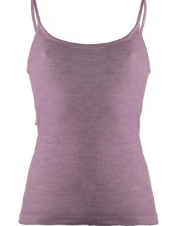 Wolle-Seide Tops|Spaghettiträger Tops^Madiva Wolle-Seide Spaghetti Top RUGIADA S/S glatt von Ecofuture®