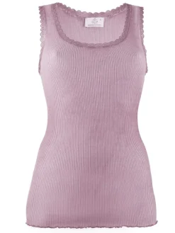 Wolle-Seide Tops|Tops Mit Spitze^Madiva Wolle-Seide Unterhemd BREEZE S/L gerippt Ecofuture®